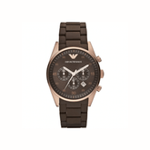 Emporio Armani Men's Chronograph Brown Dial 43mm Watch (AR5890)